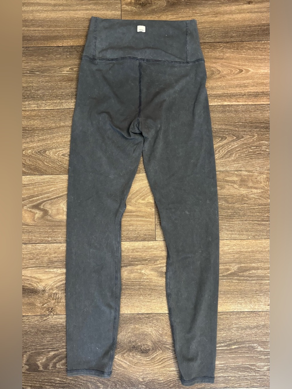 Vuori Washed Studio Leggings Black/Charcoal Size Small VW472